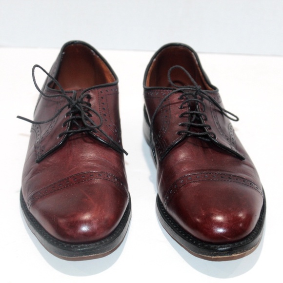 ALLEN EDMONDS Townley Dress Perf Cap Toe Shoes 8D - Picture 5 of 9